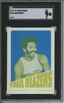 1972 Topps #101 Ron Knight 9 card progressive proof.